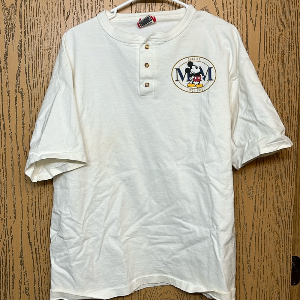 Disney designs button shirt